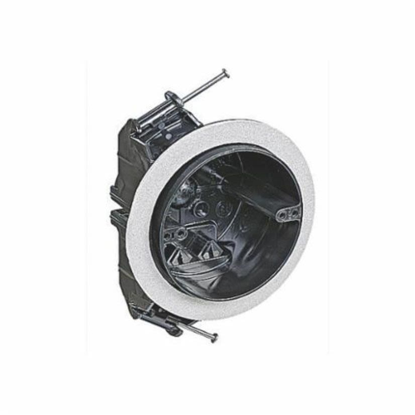 Carlon FN-426-C-V Ceiling Fixture Vaportight Box, Polycarbonate, 26 cu-in Capacity, 4 in L x 4 in W x 2-3/4 in D